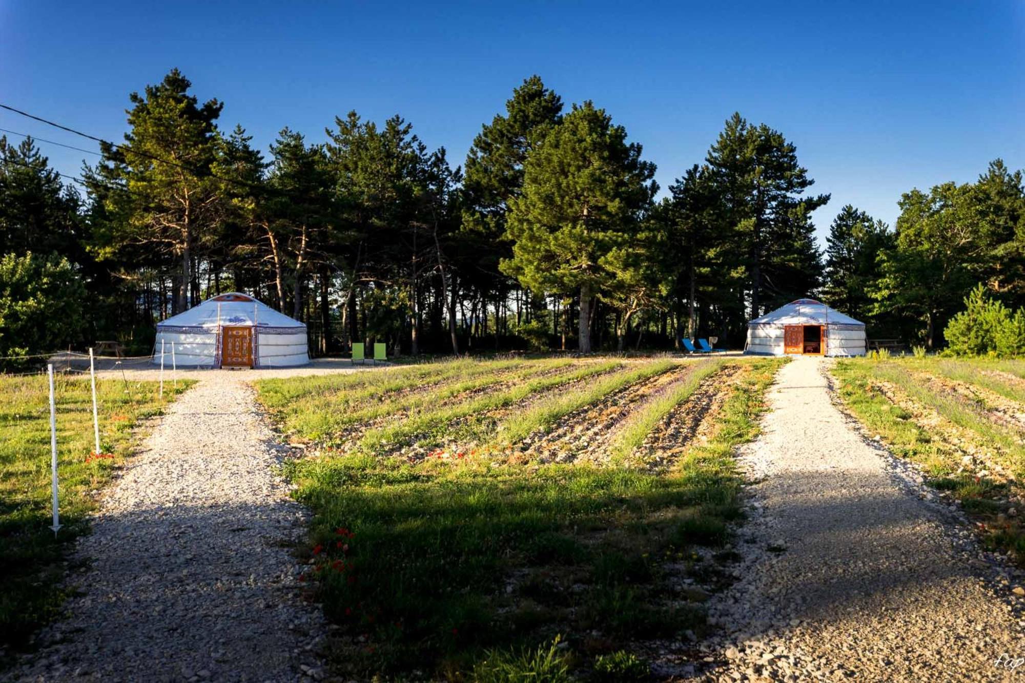 A Ventoux Yourte Monieux Exteriér fotografie